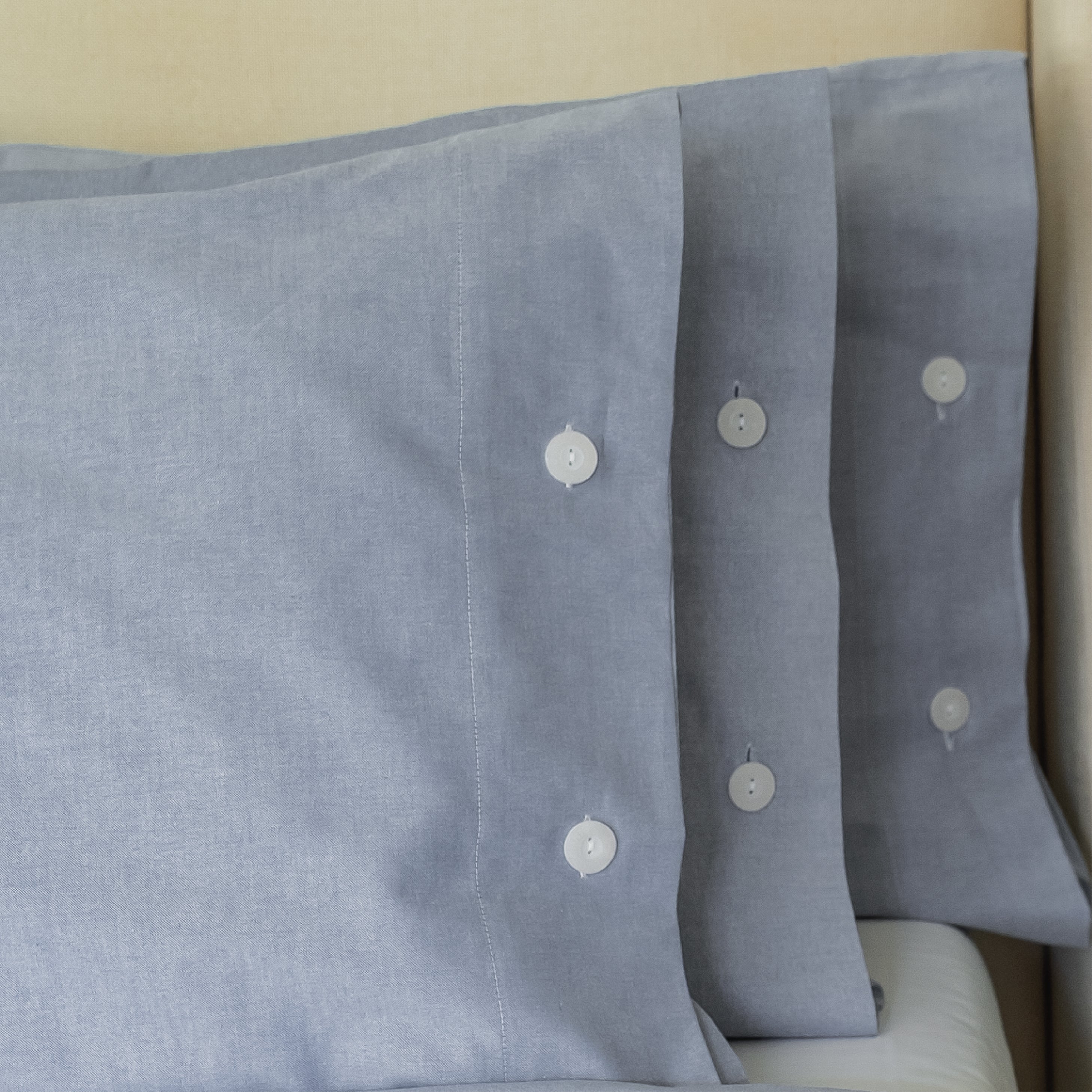 Funda de Almohada Oxford Celeste