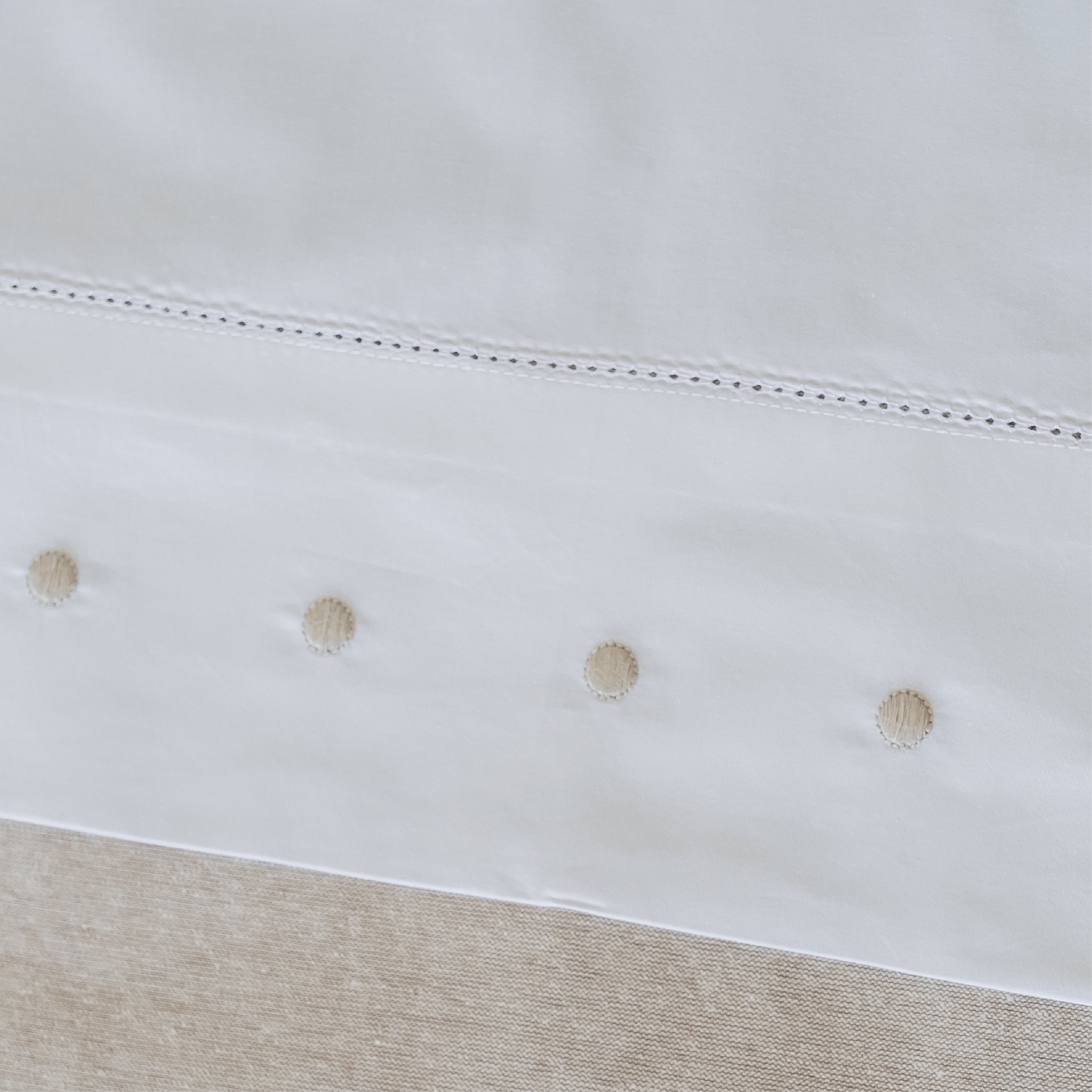 Juego de Sábanas Palace Blanco Beige