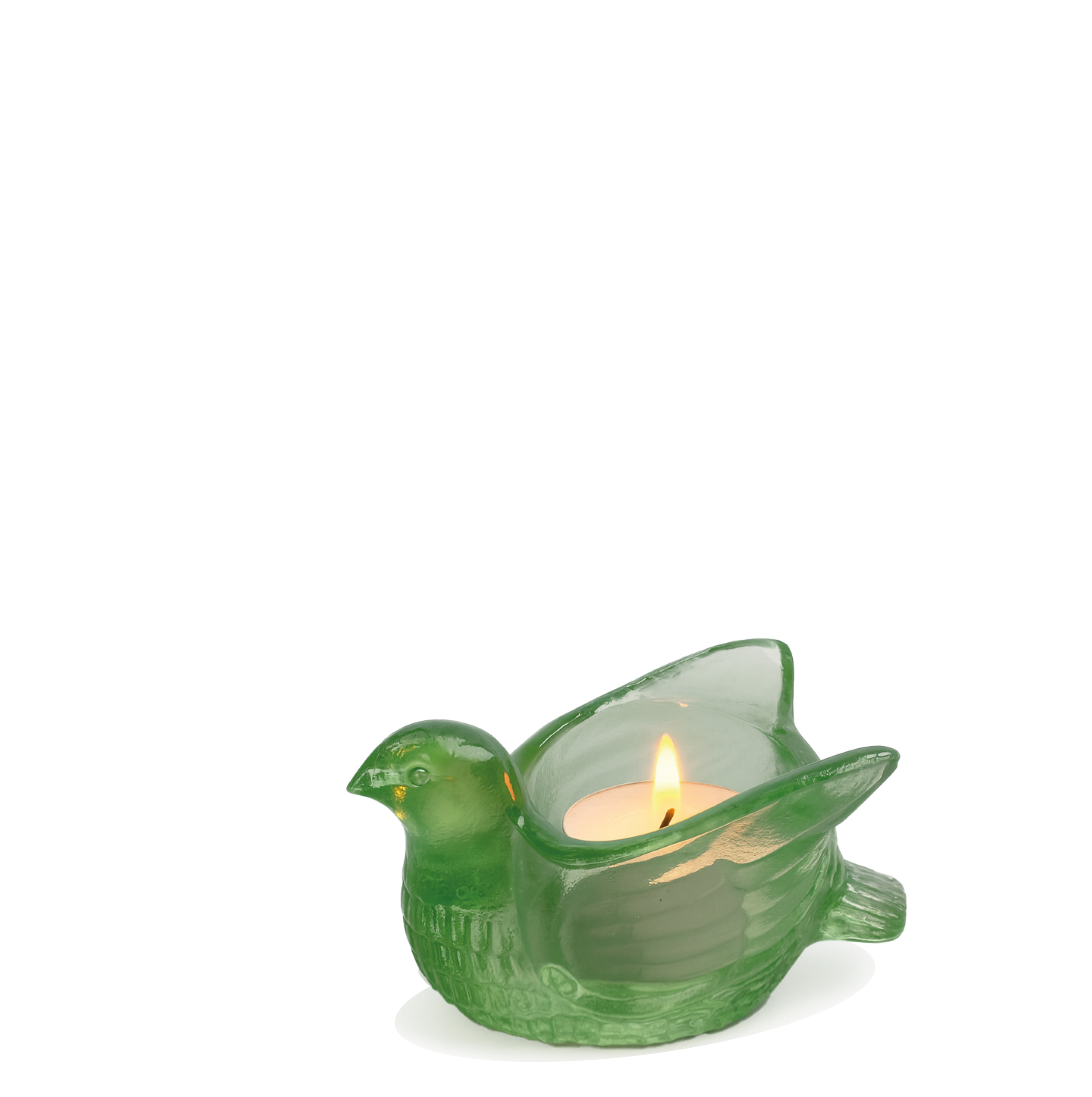 DECORACION PAJARITO DE LUZ VERDE image 0