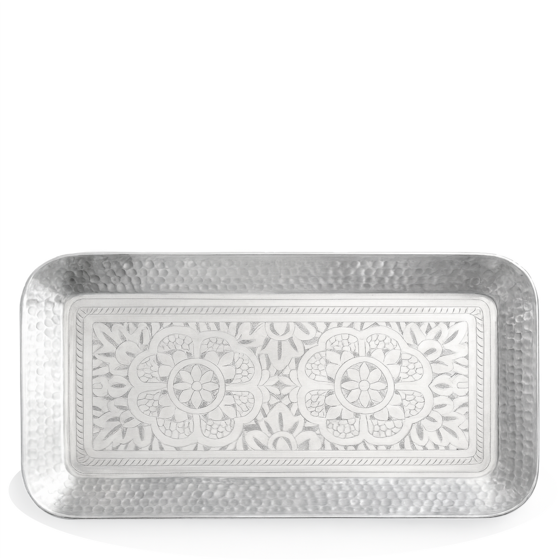 BANDEJA RECTANGULAR FLORES L image 0