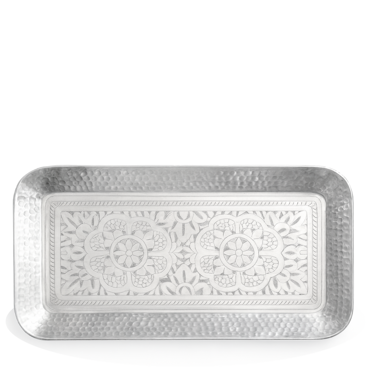 Bandeja Rectangular Flores L