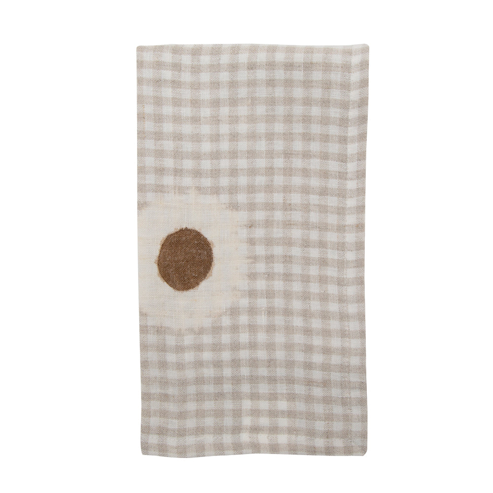 Servilleta Cuadrados Beige