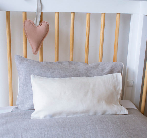 CUBRE PLUMON LINO REVERSIBLE KIDS GRIS image 1