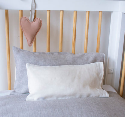 CUBRE PLUMON LINO REVERSIBLE KIDS GRIS image 1