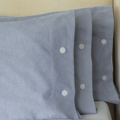 Funda de Almohada Oxford Celeste