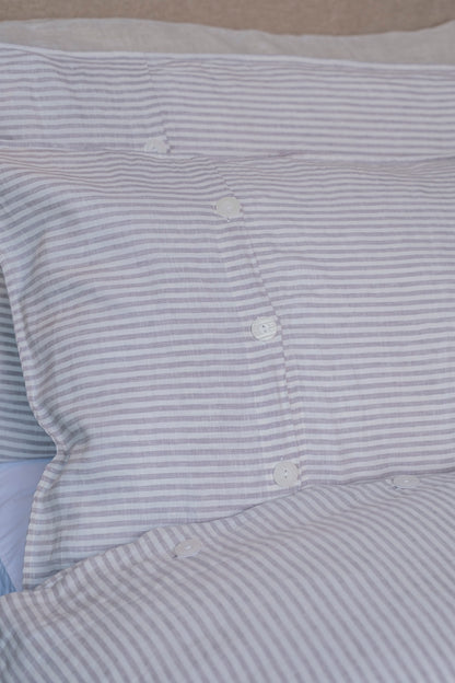Funda de Almohada Lino Stripe