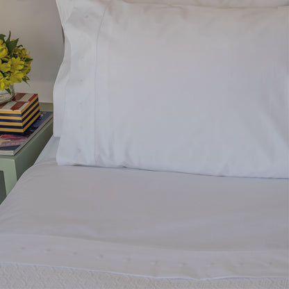 Juego de Sábanas Palace Blanco Blanco