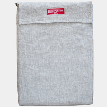 CUBRE PLUMON LINO REVERSIBLE KIDS GRIS image 0