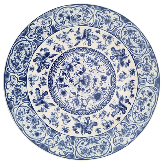 PLATO FONDO INDIGO image 1