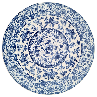 PLATO FONDO INDIGO image 1