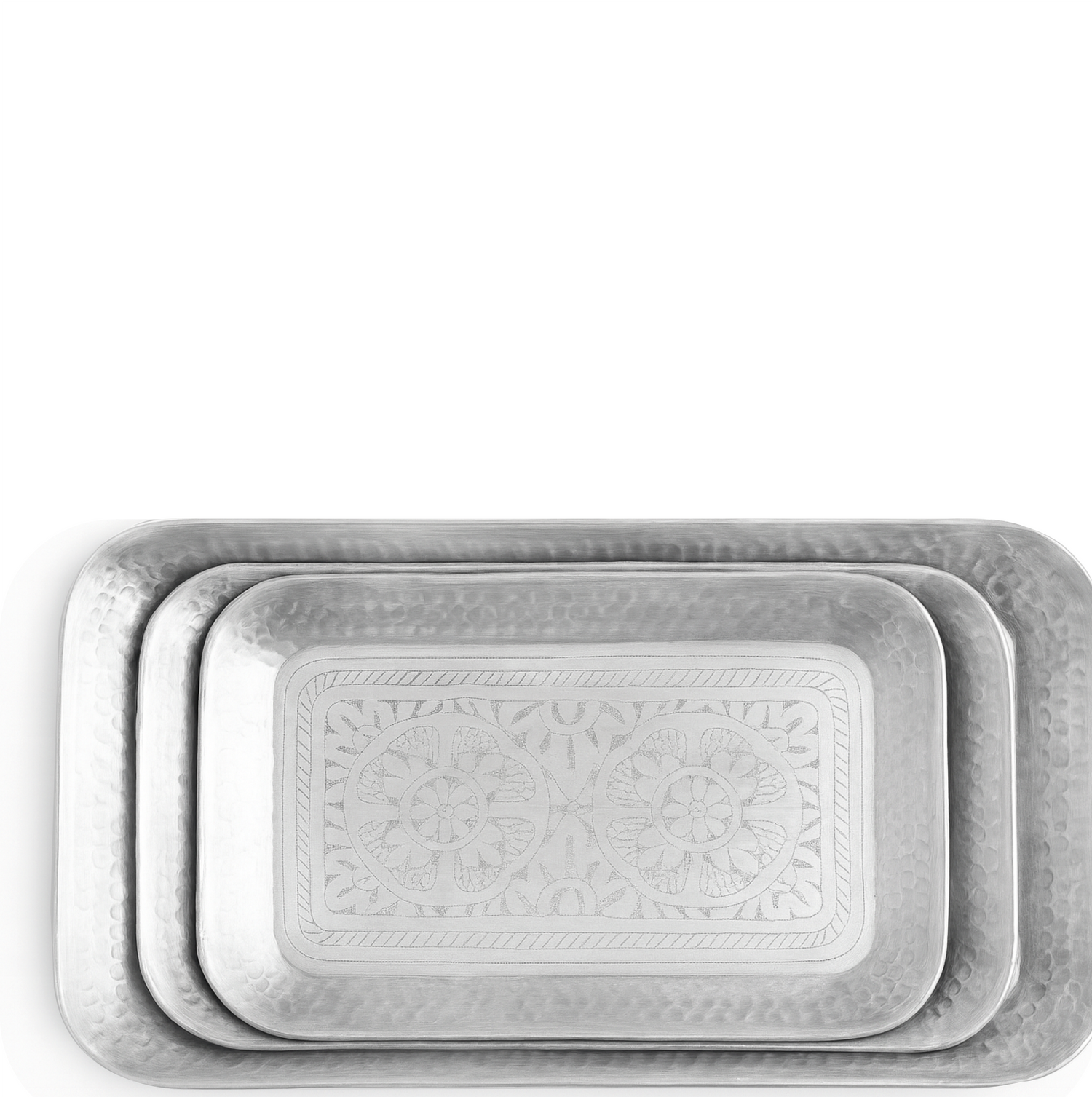 BANDEJA RECTANGULAR FLORES L image 1