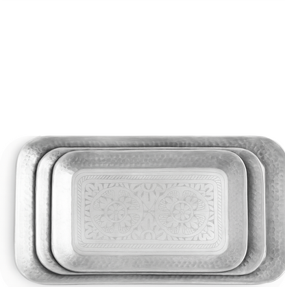 BANDEJA RECTANGULAR FLORES L image 1